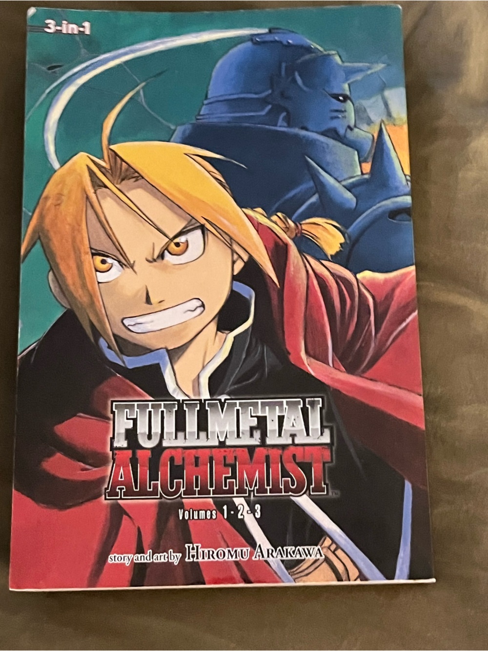 Fullmetal Alchemist Manga Volumes 1-3 - Red, Blue, Yellow Cover